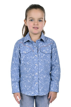 PURE WESTERN GIRLS GISELLE LS SHIRT - FINAL SALE