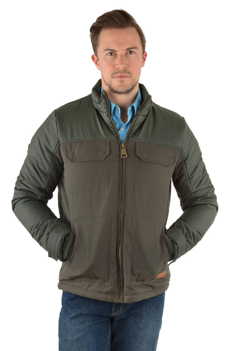 PURE WESTERN CAMERON JACKET - KHAKI