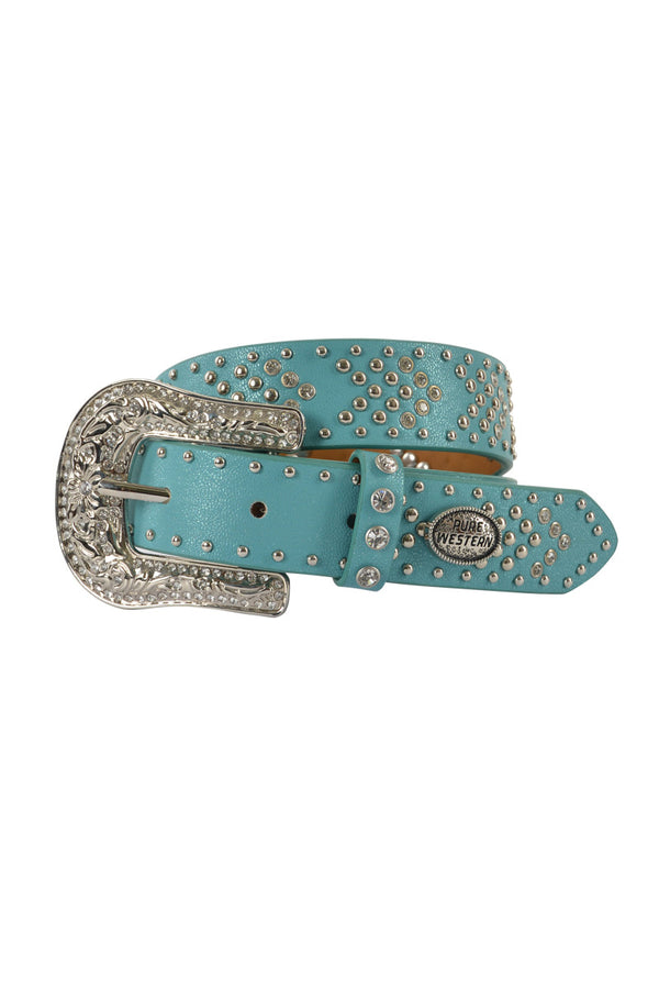 PURE WESTERN KIDS MARLO BELT - TURQUOISE