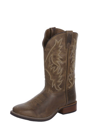 PURE WESTERN MENS LARAMIE BOOT (OILED BROWN/BROWN)