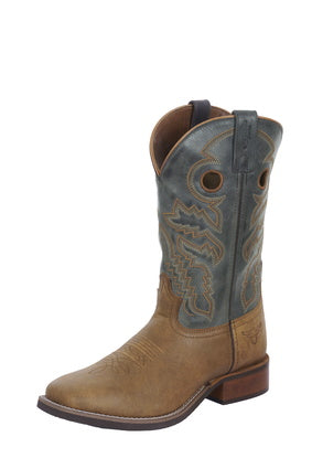 PURE WESTERN MENS PRESCOTT BOOT (TAN/WILD GREY)