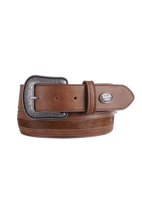 PURE WESTERN MENS PERRY BELT (TAN)