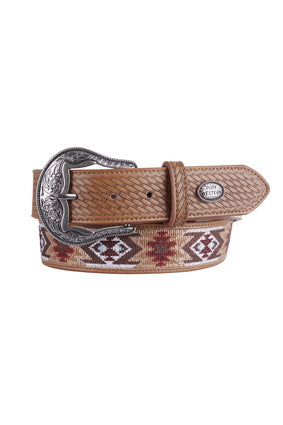 PURE WESTERN MENS SASHA BELT (TAN)