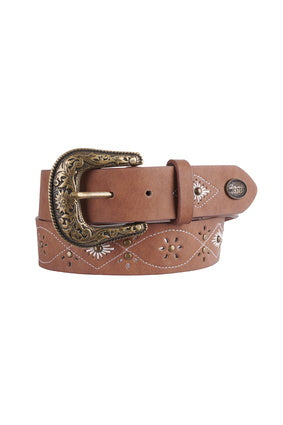 PURE WESTERN WOMENS LAUREN BELT (TAN)