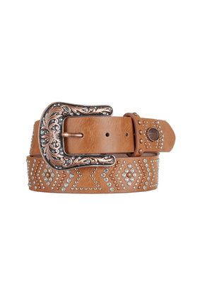 PURE WESTERN WOMENS YASMIN BELT (TAN)