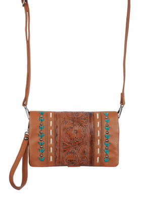 PURE WESTERN GABBY WALLET BAG (TAN)