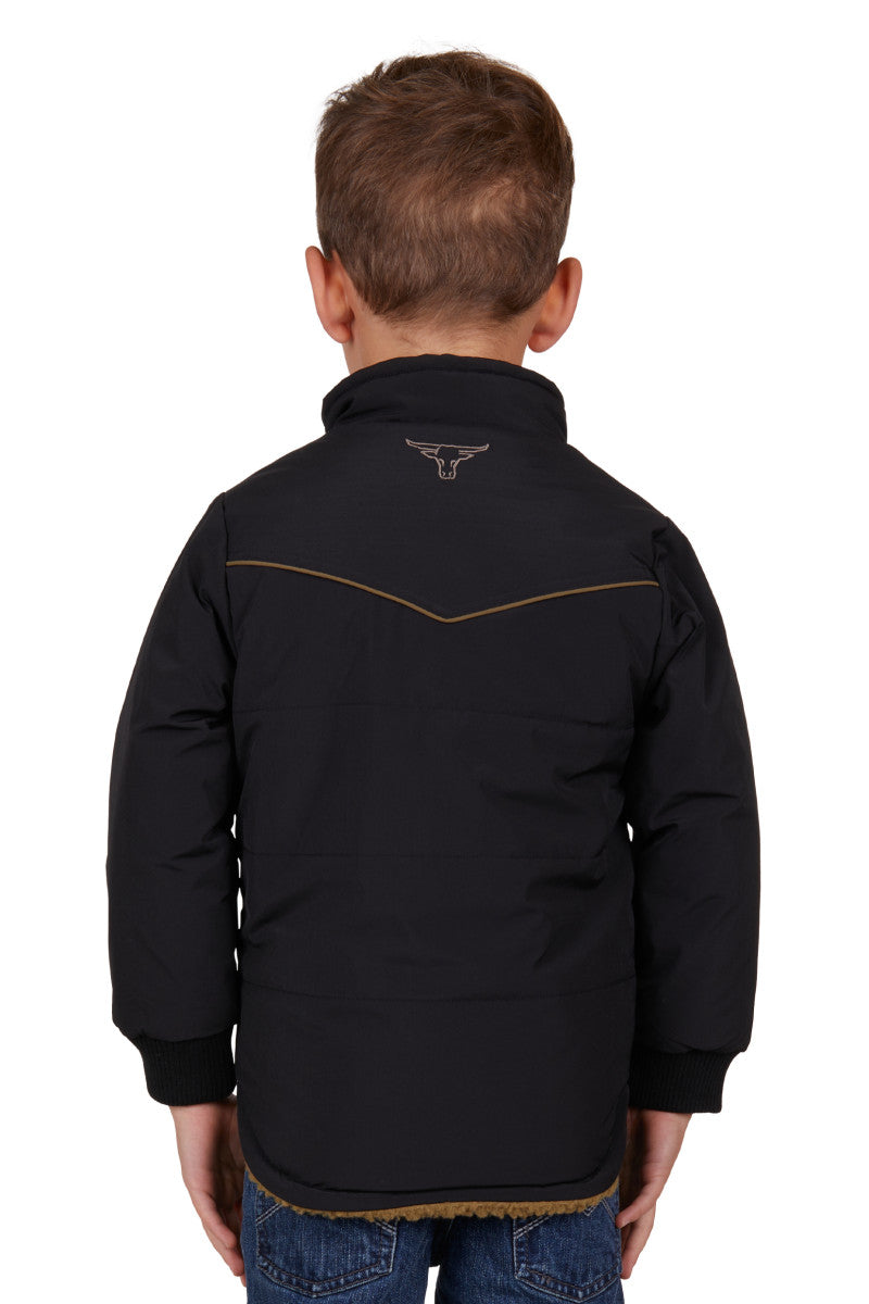 PURE WESTERN BOYS TOMMY JACKET (BLACK)