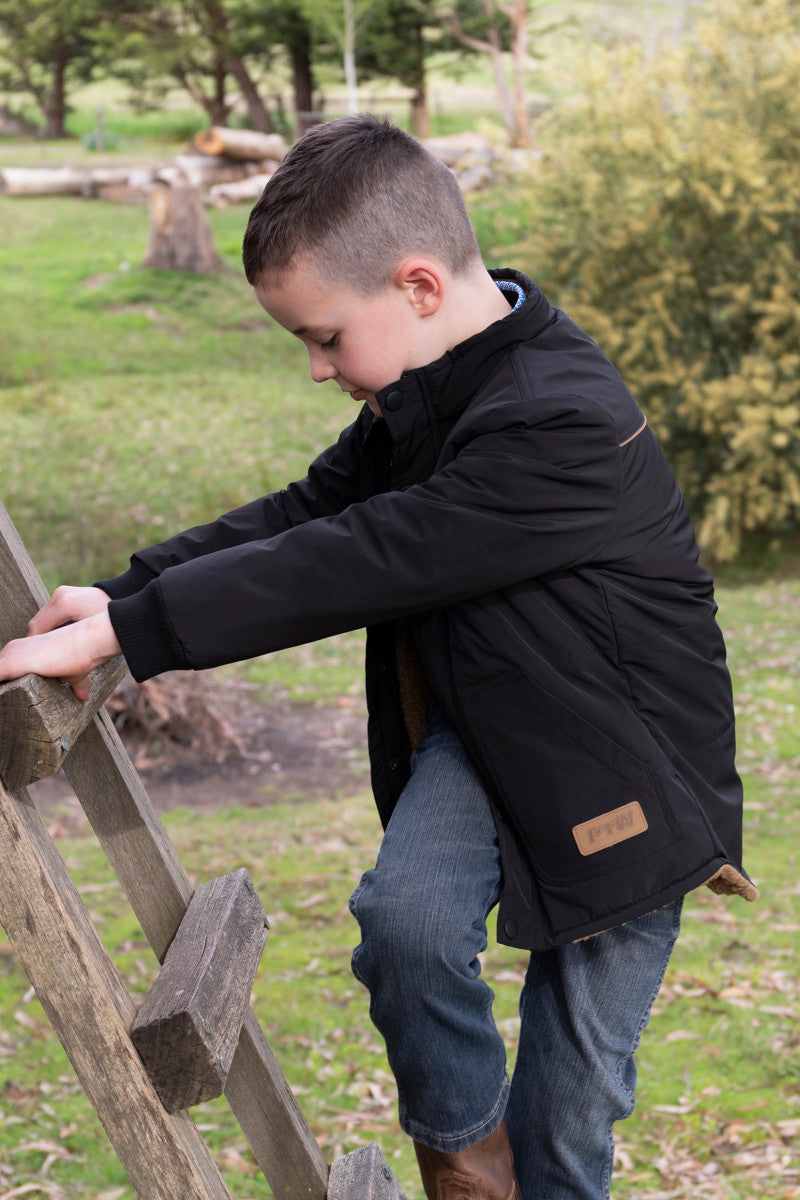 PURE WESTERN BOYS TOMMY JACKET (BLACK)