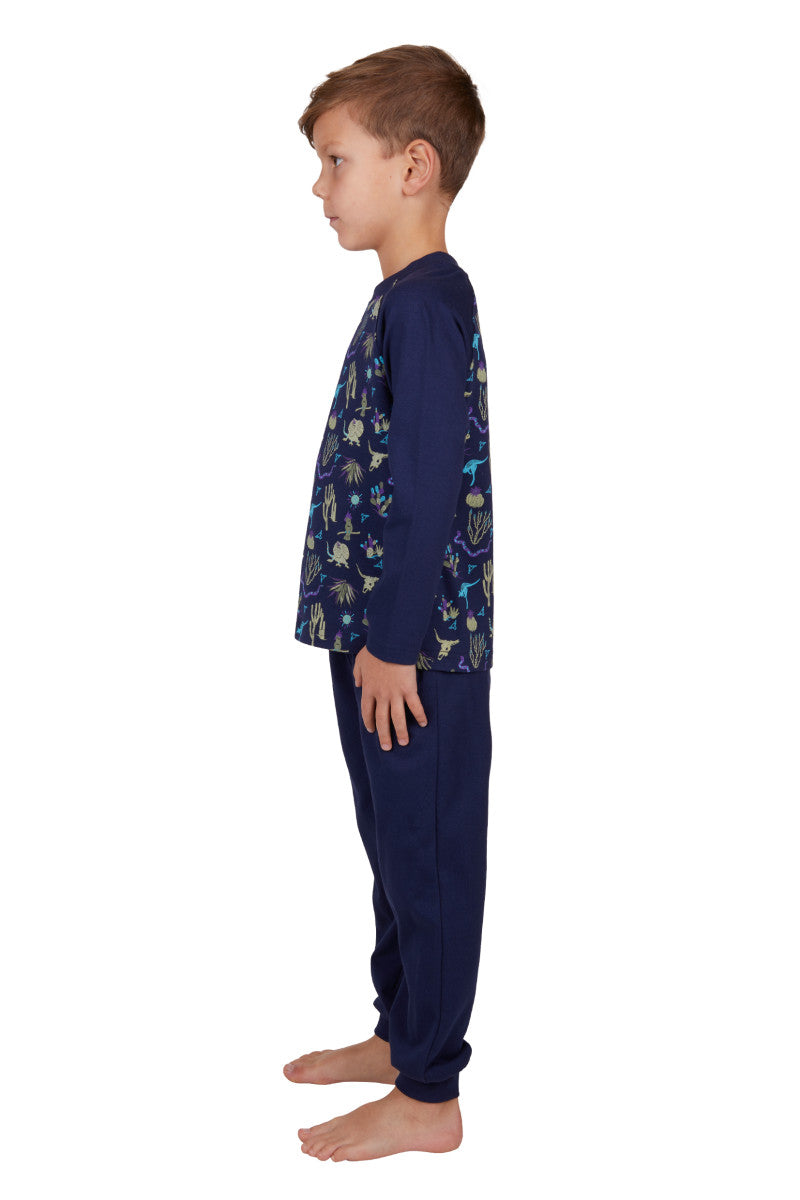 Pure Western Boys Benny PJ's (Navy)