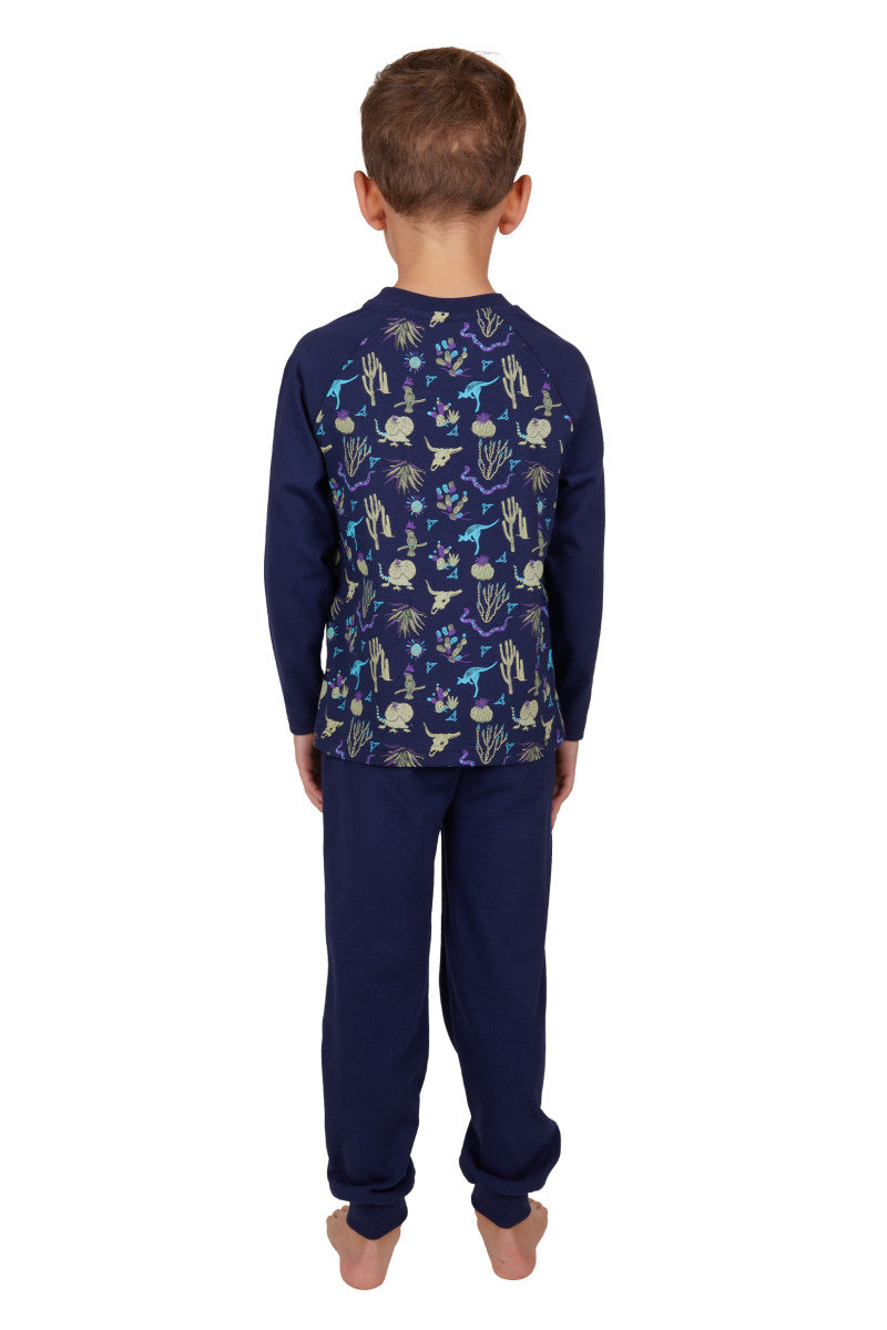 Pure Western Boys Benny PJ's (Navy)