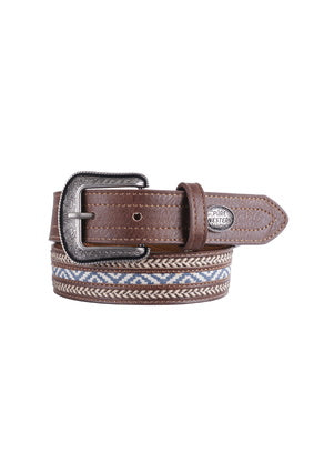 PURE WESTERN KIDS MILLER BELT (DARK TAN)