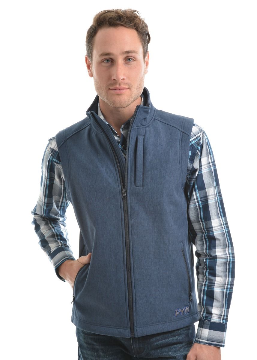 Pure Western Men's Ryland Softshell Vest - SALE