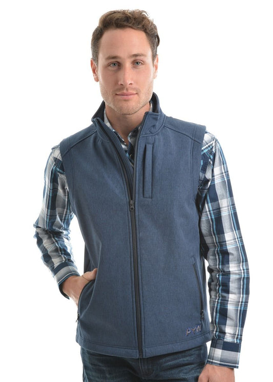 Pure Western Men's Ryland Softshell Vest - SALE