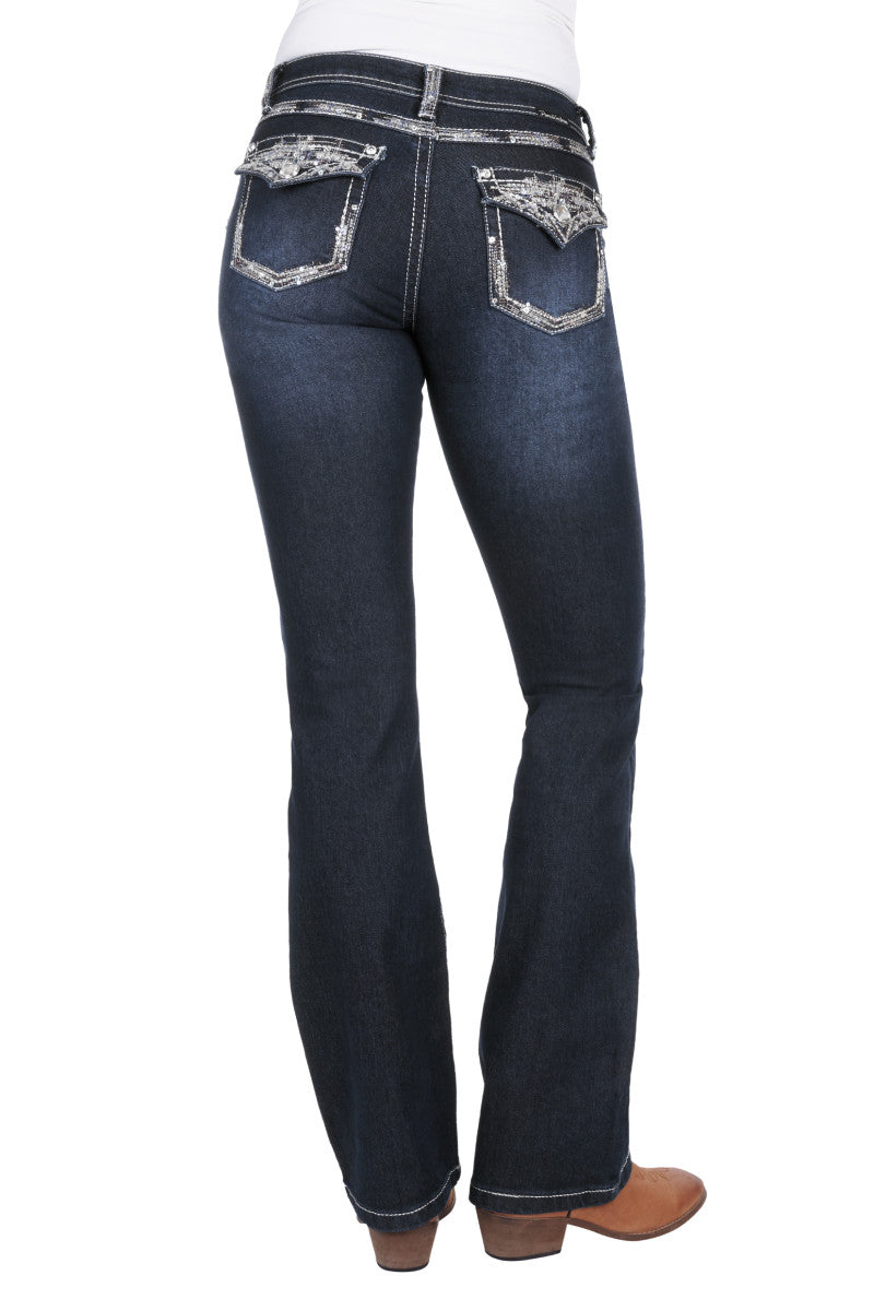 PURE WESTERN WOMENS TAYLOR BOOT CUT JEAN