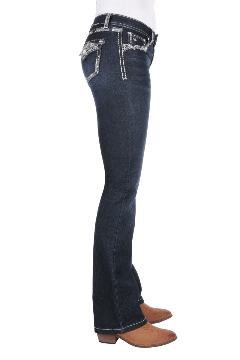 PURE WESTERN WOMENS TAYLOR BOOT CUT JEAN