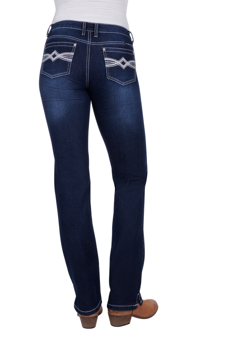 PURE WESTERN WOMENS NANCY STRAIGHT LEG JEAN