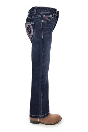 PURE WESTERN GIRLS TESS BOOT CUT JEAN (MIDNIGHT)