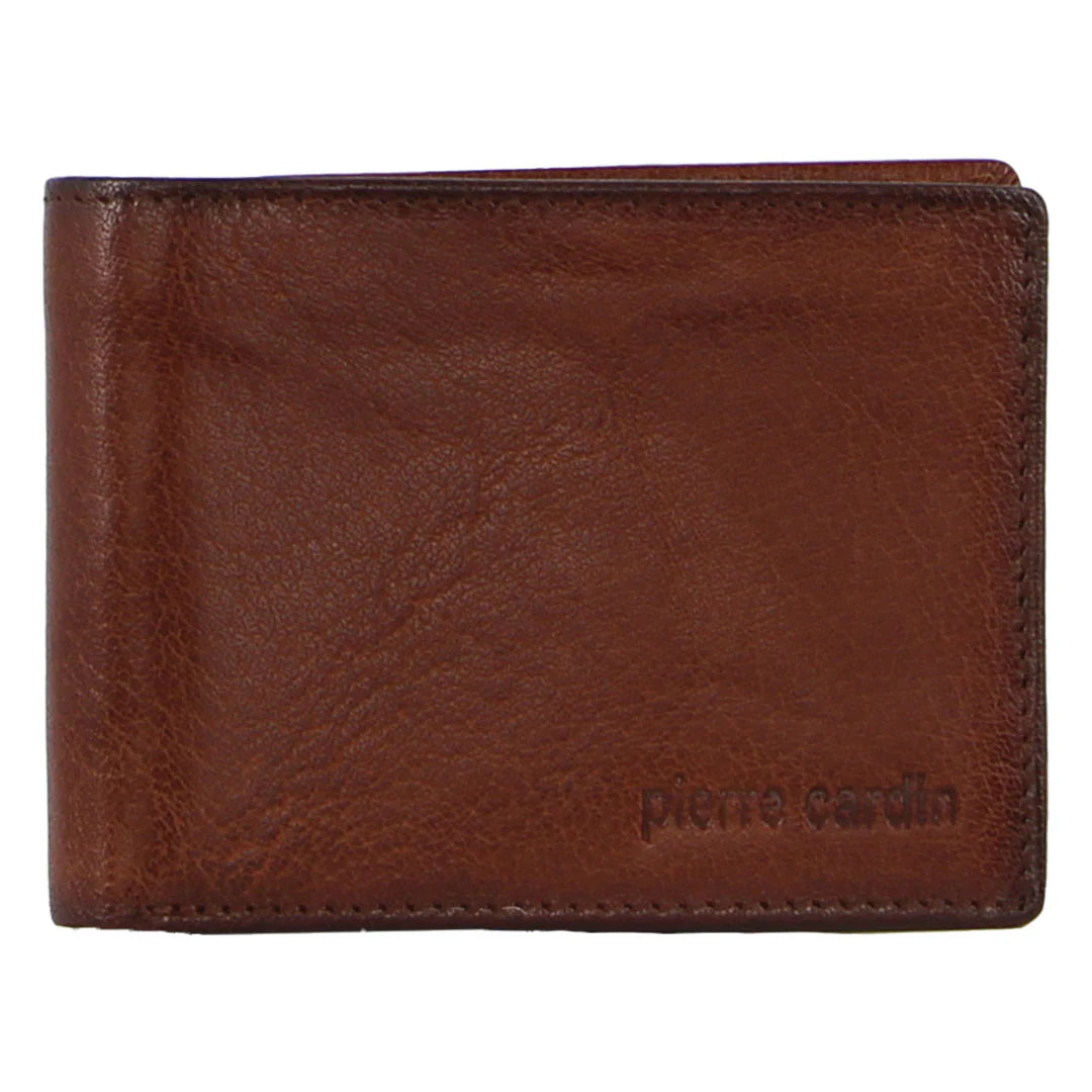 PIERRE CARDIN LEATHER MEN'S BI-FOLD WALLET