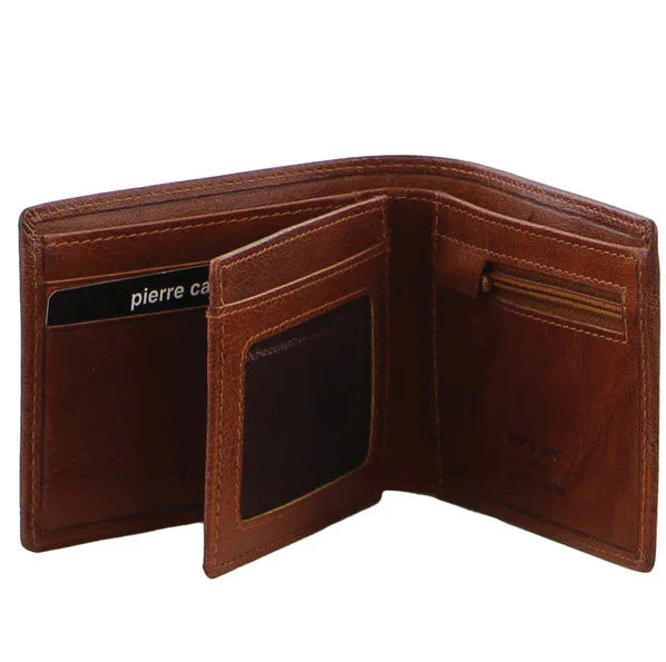 PIERRE CARDIN LEATHER MEN'S BI-FOLD WALLET