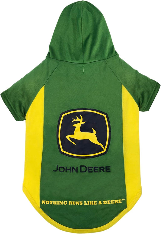 John Deere Pet Hoodie Tee Shirt