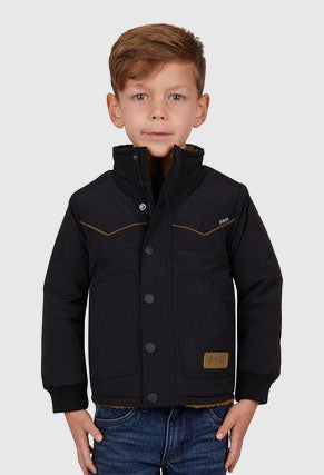 PURE WESTERN BOYS TOMMY JACKET (BLACK)