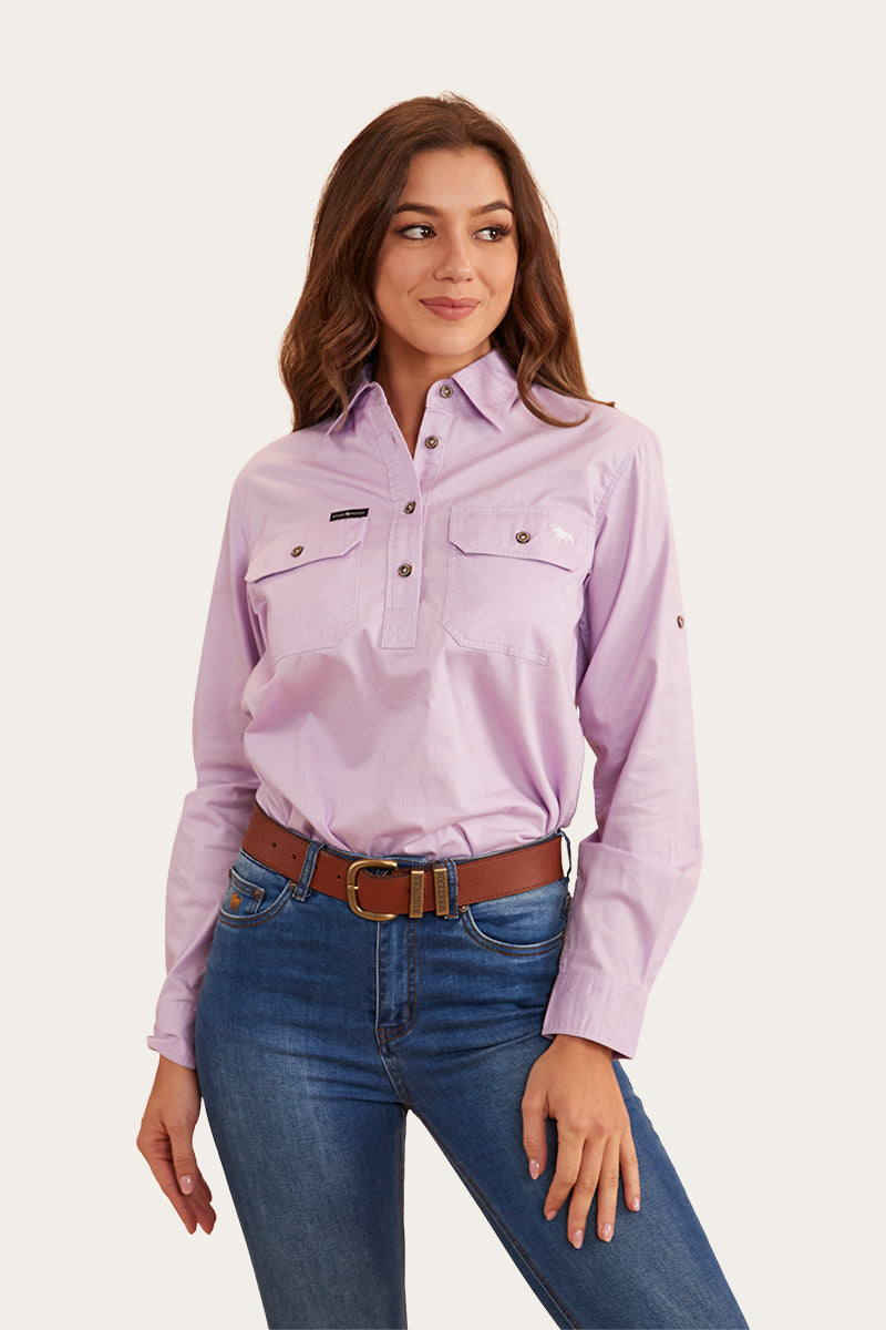 RINGERS WOMEN'S PENTECOST RIVER HALF BUTTON WORK SHIRT