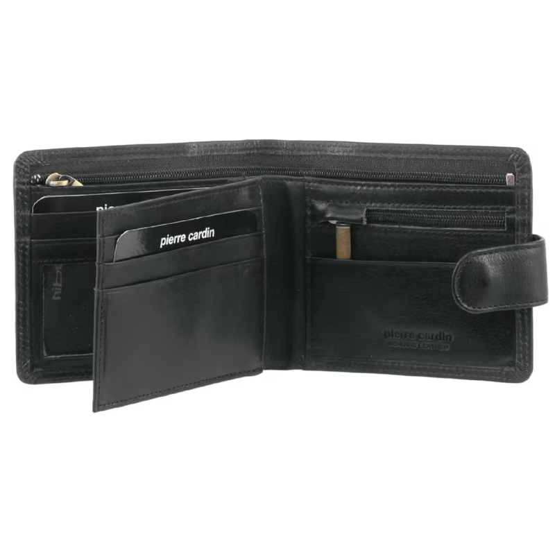 PIERRE CARDIN MEN'S WALLET - BLACK