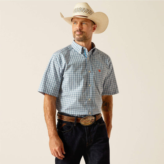 Ariat Men's Pro Series Richard Classic Fit Shirt - Blue