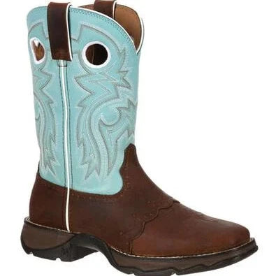 DURANGO® LADY REBEL WOMEN'S POWDER N' LACE SADDLE WESTERN BOOT