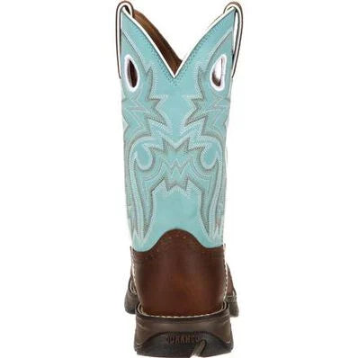 DURANGO® LADY REBEL WOMEN'S POWDER N' LACE SADDLE WESTERN BOOT