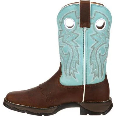 DURANGO® LADY REBEL WOMEN'S POWDER N' LACE SADDLE WESTERN BOOT