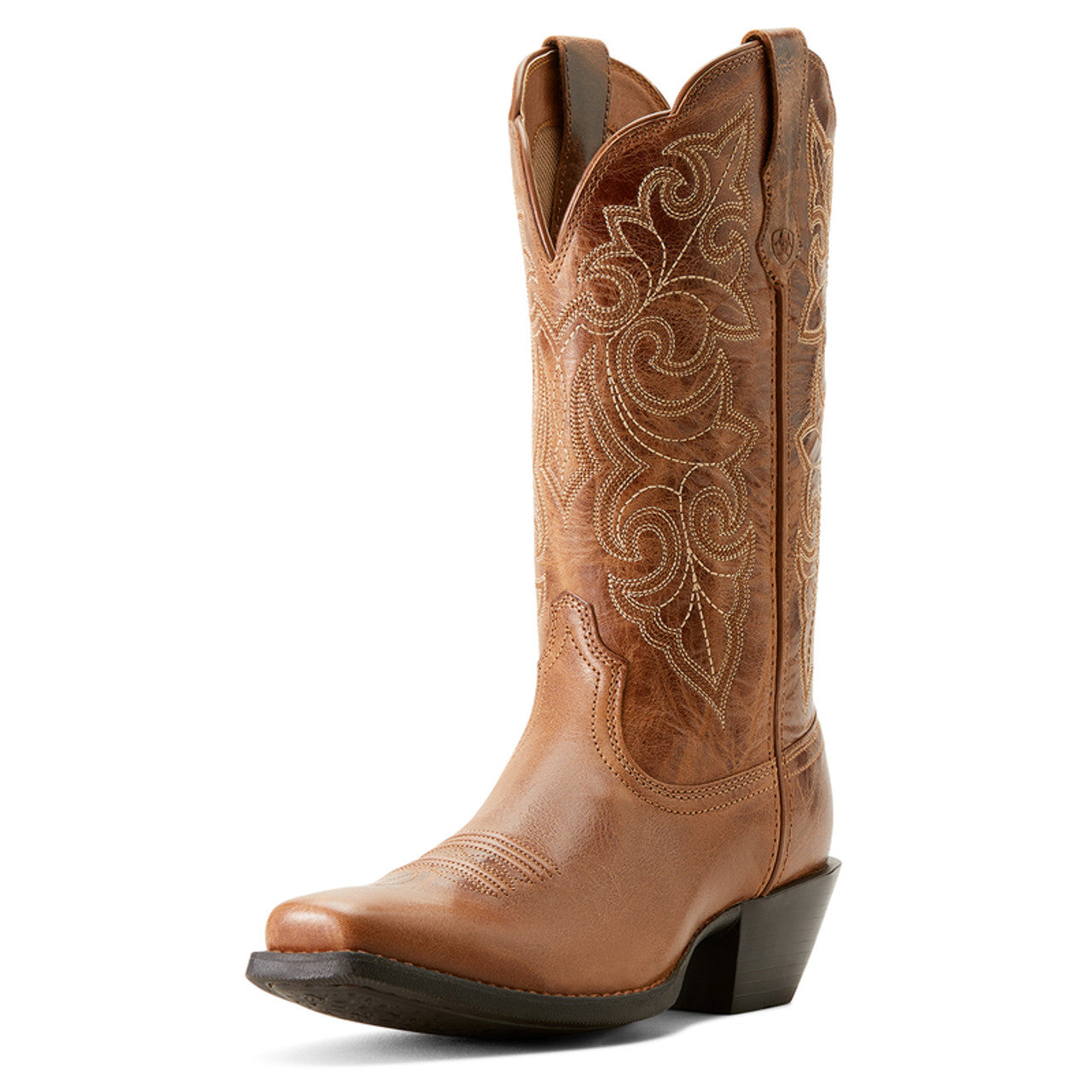 ARIAT WOMENS ROUND UP SQUARE TOE READY RUSSET