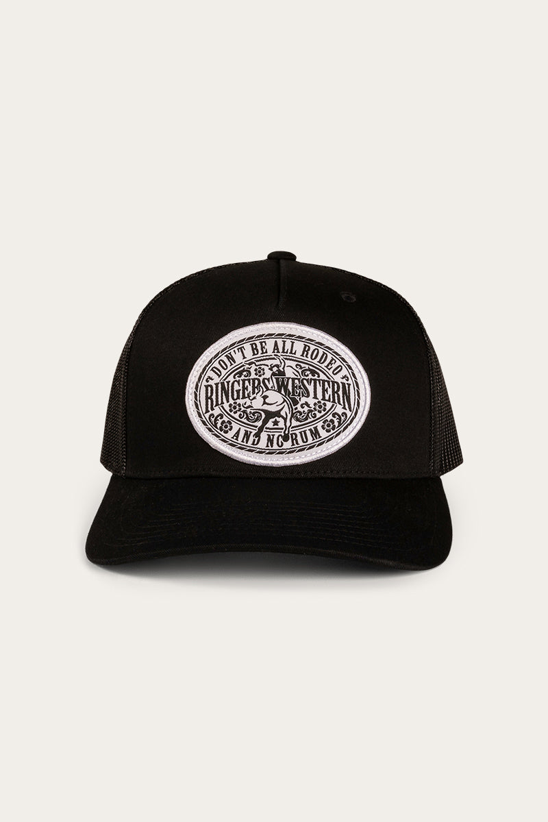 RINGERS WESTERN DALTON TRUCKER CAP - BLACK