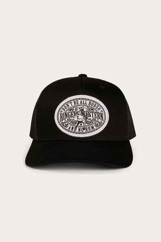 RINGERS WESTERN DALTON TRUCKER CAP - BLACK