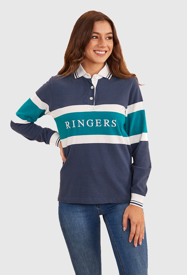 Ringers Western Women's Lottie Rugby Jersey_Navy