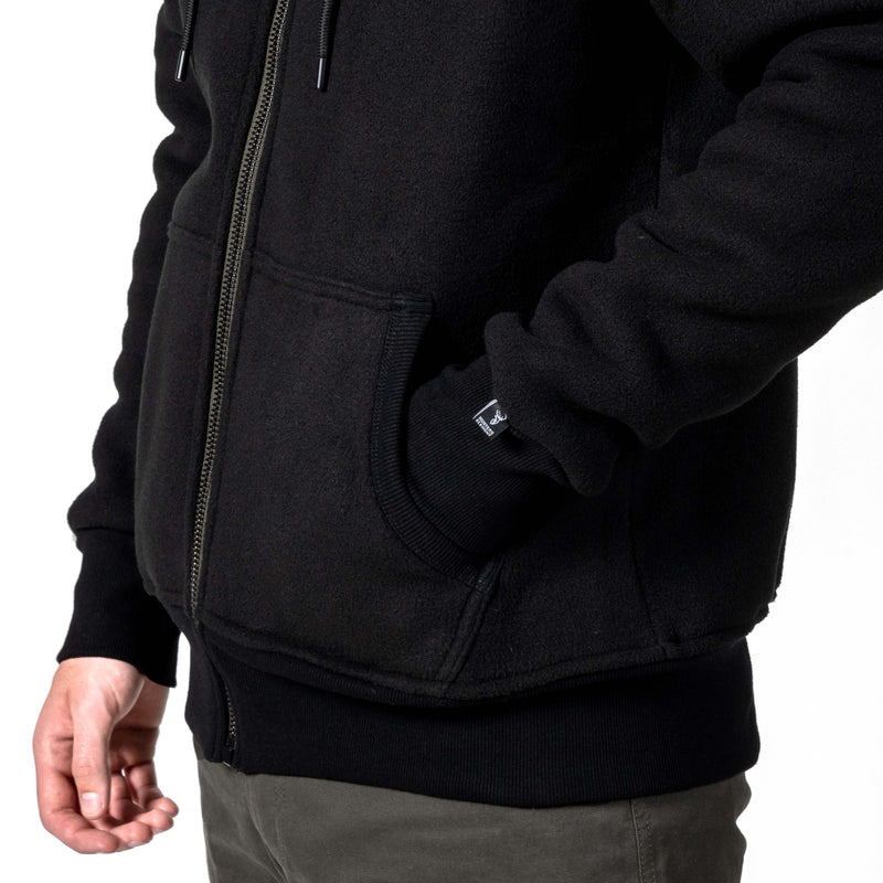 Hunters Element Men's Retro Hoodie - Black