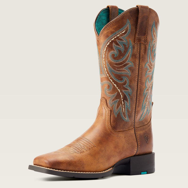 Ariat Women's Round Up Back Zip Western Boot