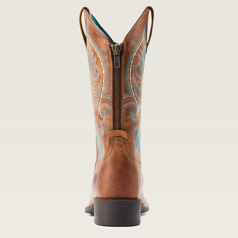 Ariat Women's Round Up Back Zip Western Boot