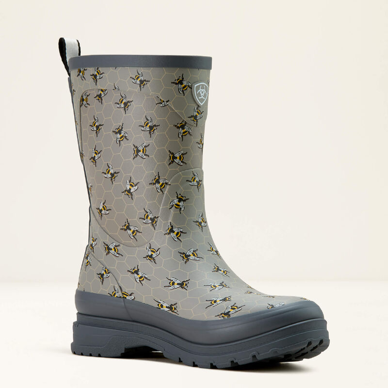 Ariat Womens Kelmarsh Mid Rubber Boot - BEE PRINT