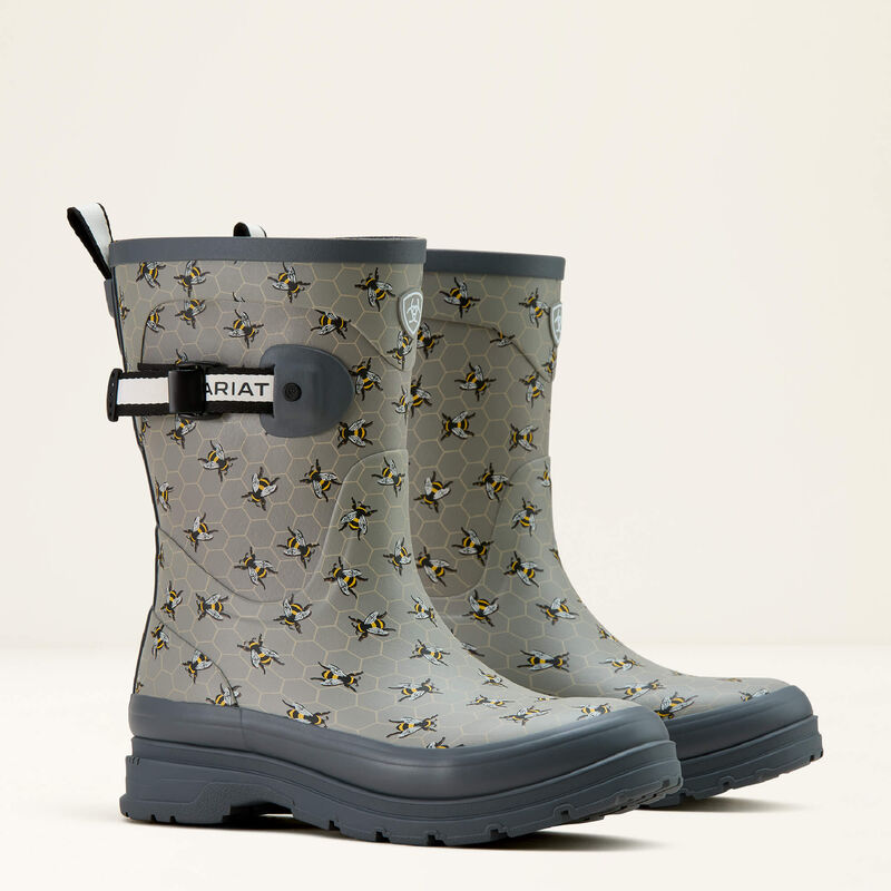 Ariat Womens Kelmarsh Mid Rubber Boot - BEE PRINT