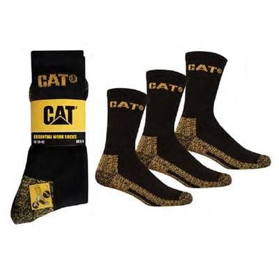 CAT ESSENTIALS WORK SOCKS - 3 PACK