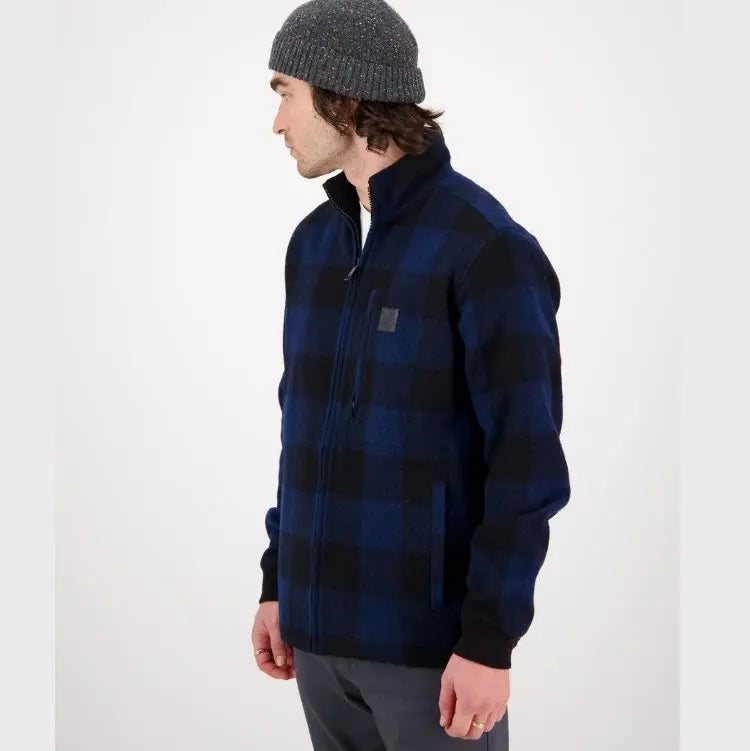 Swanndri Men's Traquair Station Wool Jacket (Pacific Check)