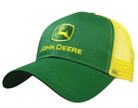 John Deere Unisex JD Logo Mesh Back Cap