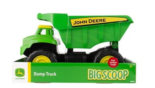 JOHN DEERE 38CM BIG SCOOP DUMP TRUCK