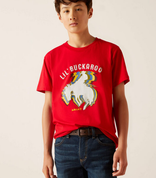 Ariat Boys Block Rodeo T-Shirt RED