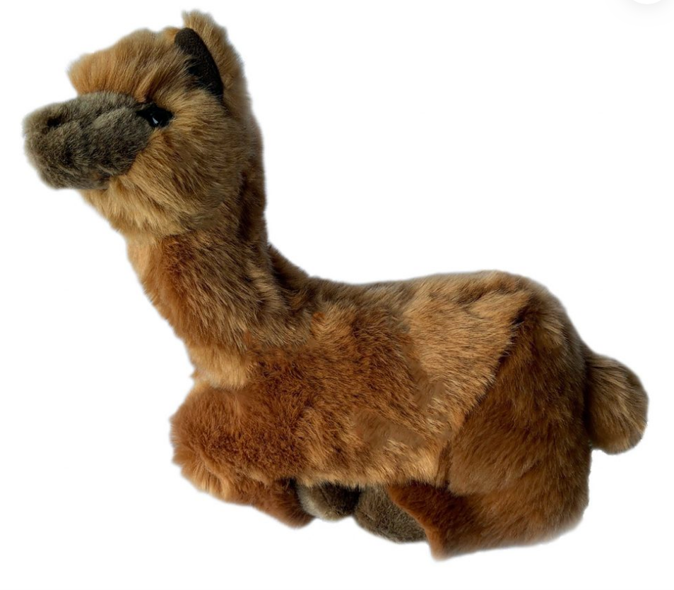 Bocchetta Toys - Alcapone the Brown Alpaca Size 25cm