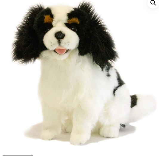 Bocchetta Toys - Chester the Tri-colour Cavalier King Charles Spaniel Size 32cm