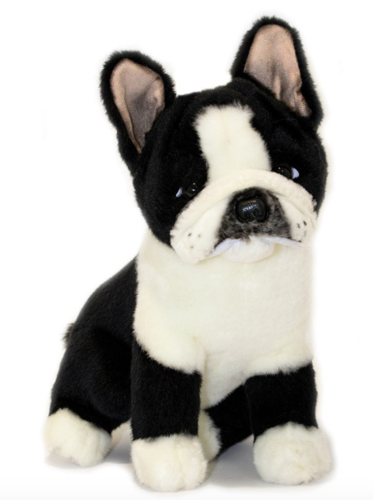 Bocchetta Toys - Pierre the Black and white French Bulldog Size 30cm