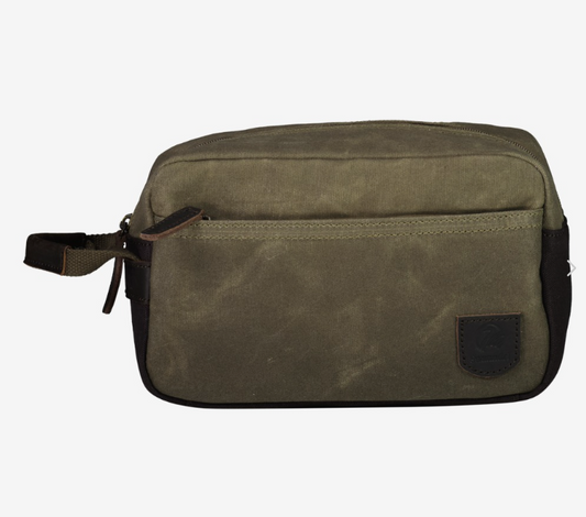 Swanndri Island Bay Wash Bag Taupe