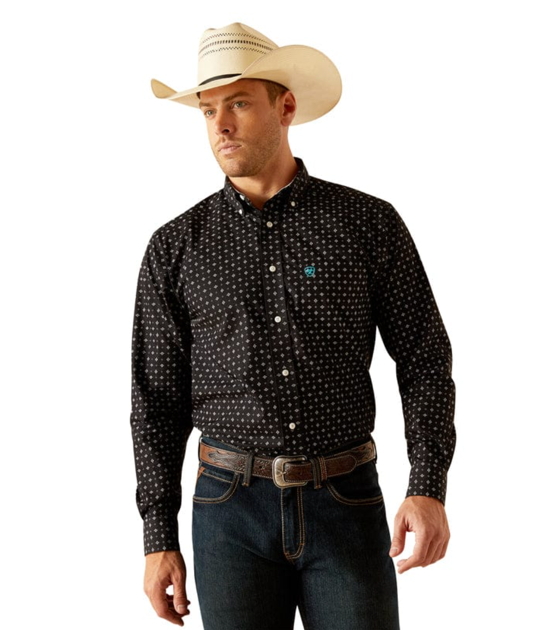 Ariat Mens Wrinkle Free Seth Long Sleeve Shirt